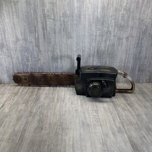 Gemmy Industries 29'' Chainsaw Toy Sounds & Chain Goes Around WORKS Leatherface